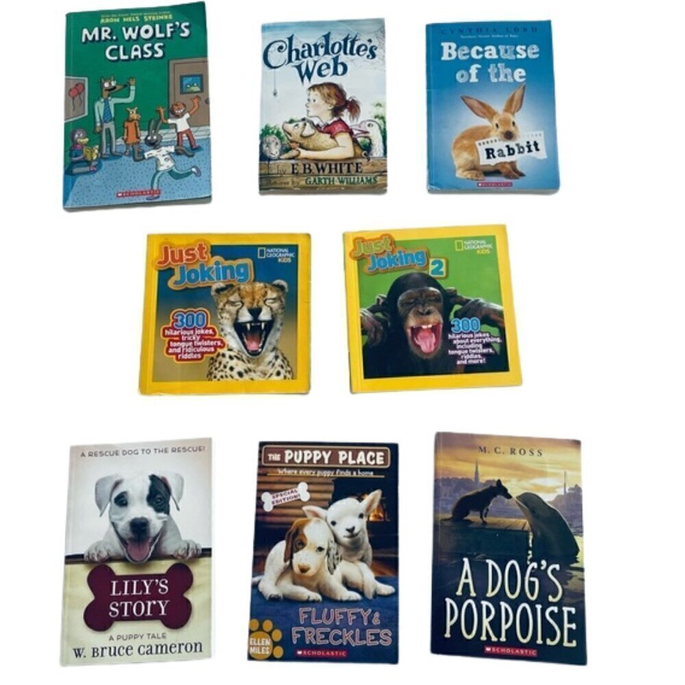 Lot of 8 Children’s Books (Pre-Owned) - young readers